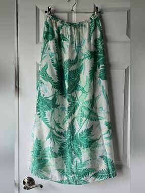 H & M Palm Print Summer Skirt